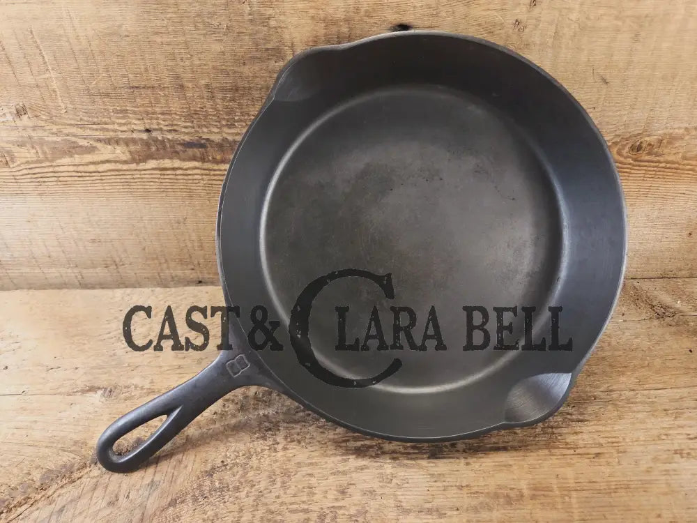 The Classic! 1930’s Griswold #8 Cast Iron Skillet with Large Block Logo 704 K. Our best seller Skillet