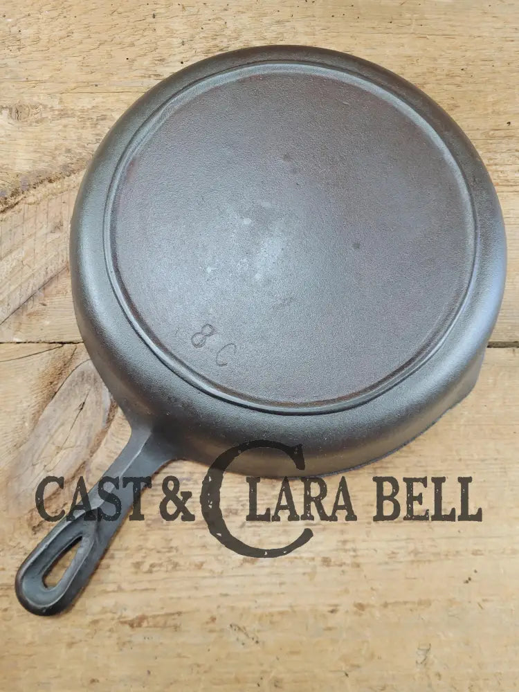 The Classic 8! 1940’s early Birmingham Stove & Range Red Mountain Series #8 Skillet 8C