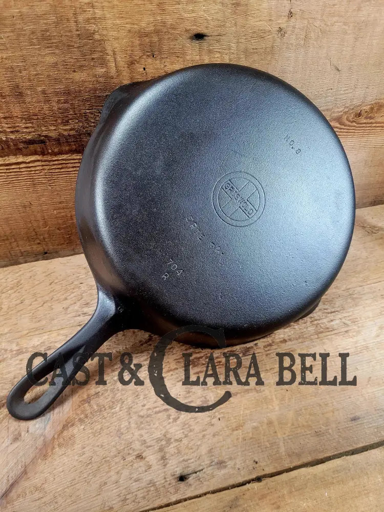 The Classic 8! 1940’s Griswold No. 8 Cast Iron Skillet with Small Block Logo 704 R Skillet
