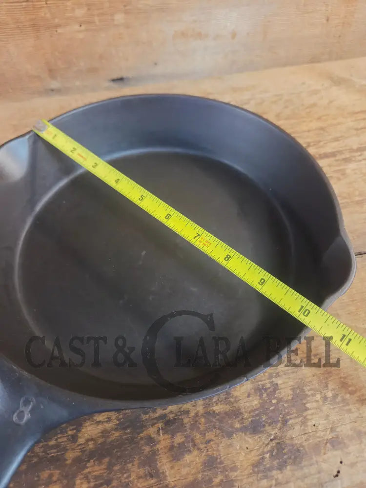 The Classic! GHOST Marked 1924 Wagner Ware Sidney -O- #8 βIβ Skillet with Heat Ring and Stylized Logo 1058 I - Skillet