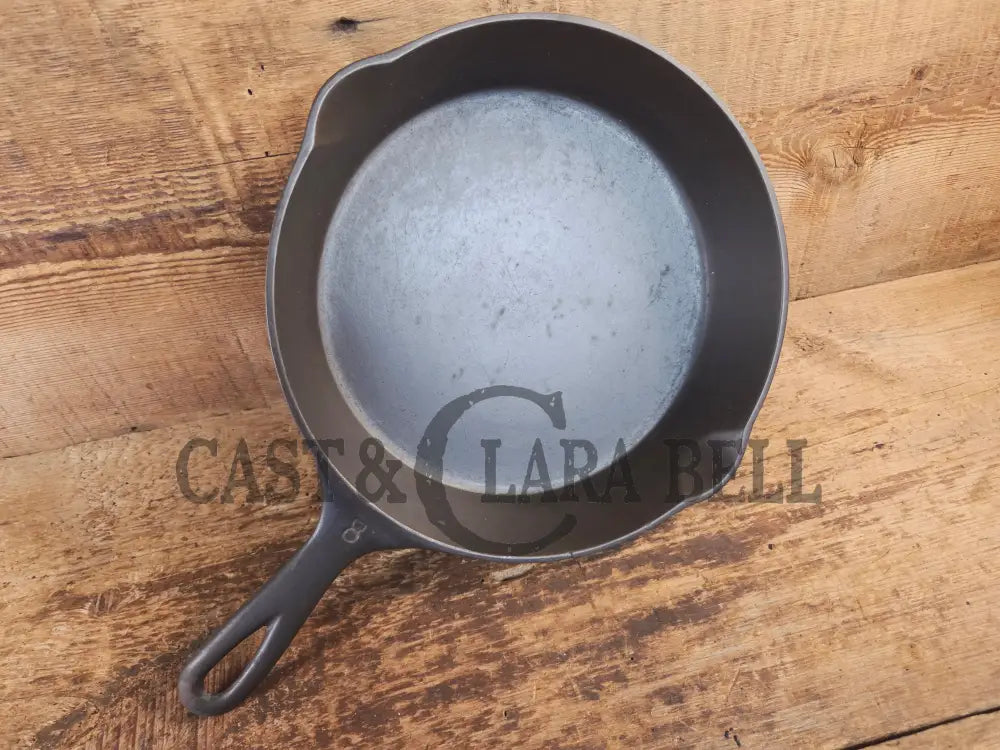 The Classic! GHOST Marked 1924 Wagner Ware Sidney -O- #8 βIβ Skillet with Heat Ring and Stylized Logo 1058 I - Skillet