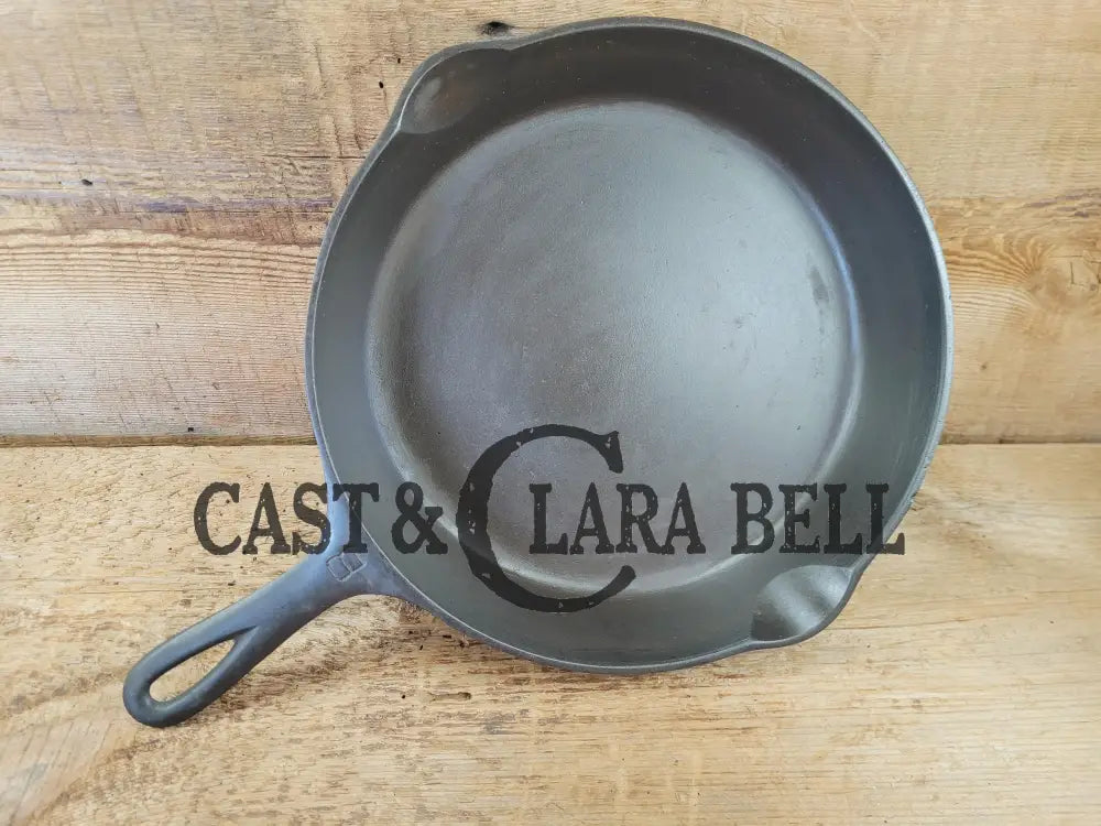 The Classic! Griswold #8 Skillet with Large Block Logo and Smooth Bottom Erie PA USA p/n 704 P Skillet
