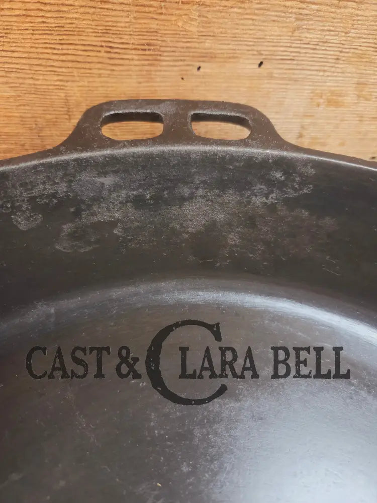 The Lucky 13 Collection completer. HTF 1920’s Wagner #13 Cast Iron Skillet. Big bacon skillet awesome for large dishes.