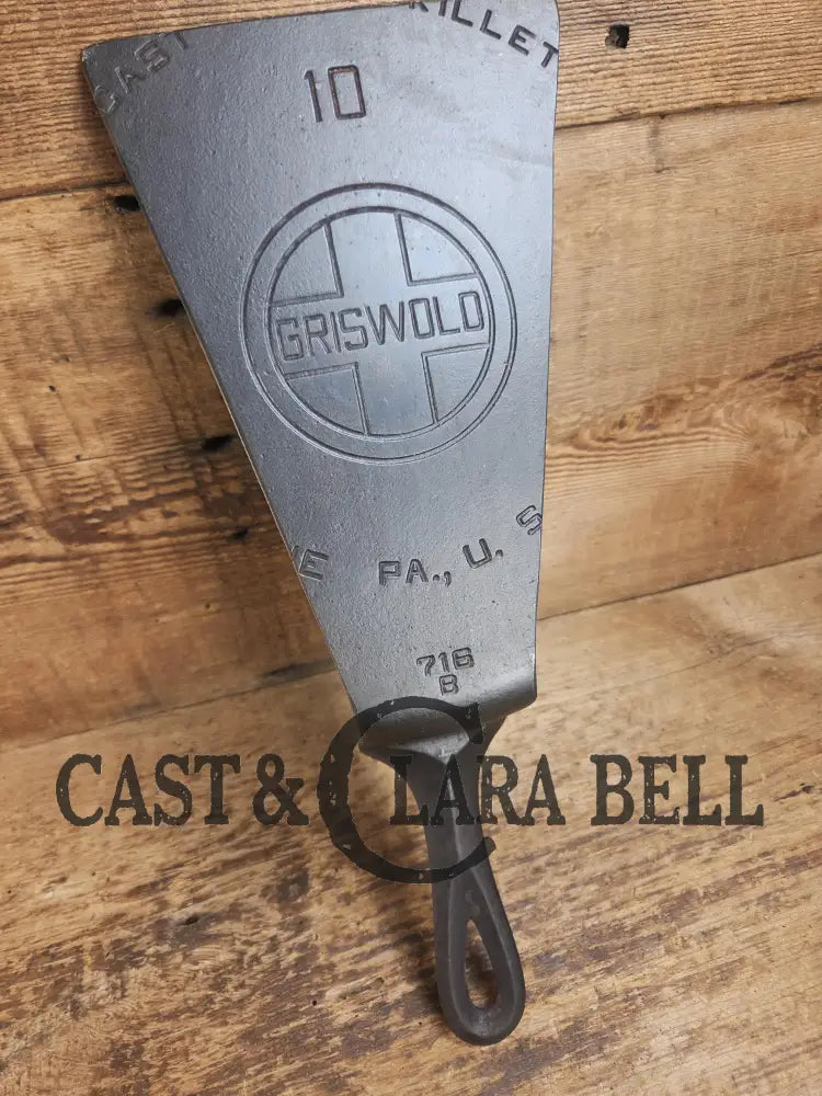 The MAC Daddy. Huge Repurposed Griswold Large Block #10 716 B cast iron spatula. These are VERY tough to find as a