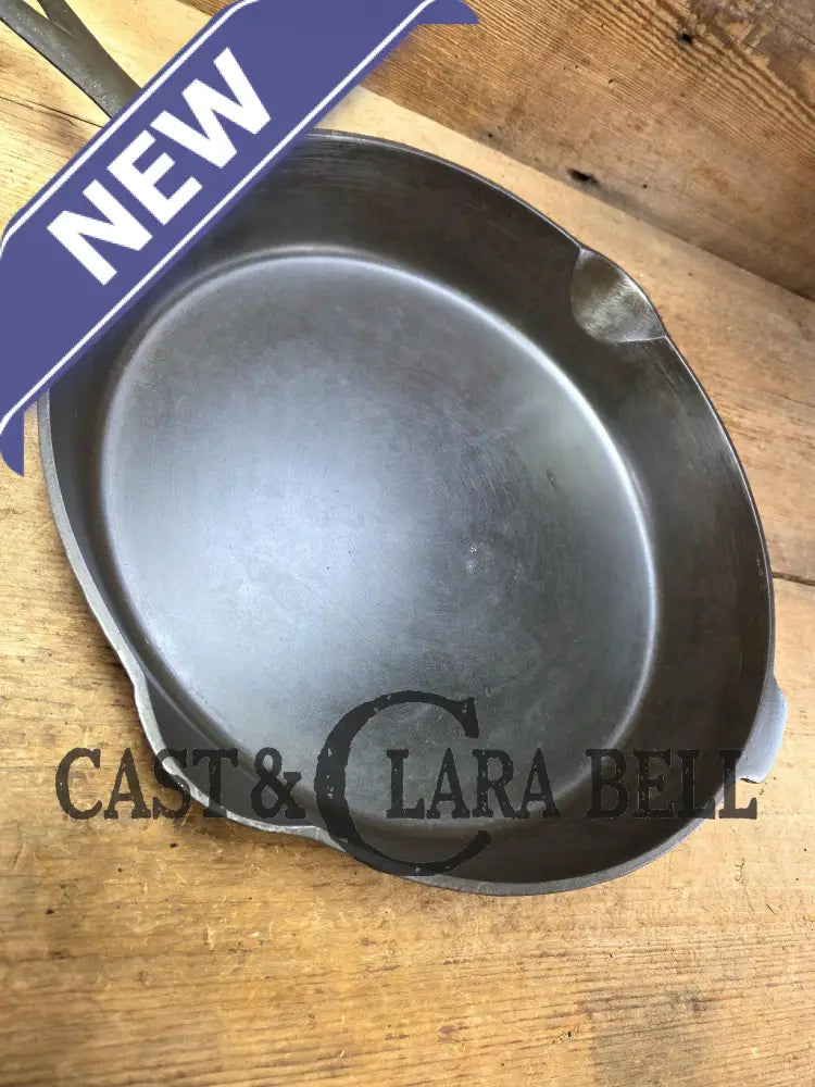 The Premier Skillet! GLASS smooth huge 1920βs Griswold No. 12 Skillet with Block Logo 719. Perfect bacon skillet Skillet