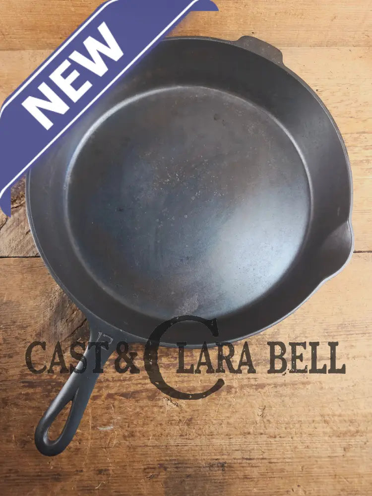 The Premier Skillet! Huge 1920βs Griswold No. 12 Skillet with Block Logo 719. Perfect bacon skillet Skillet
