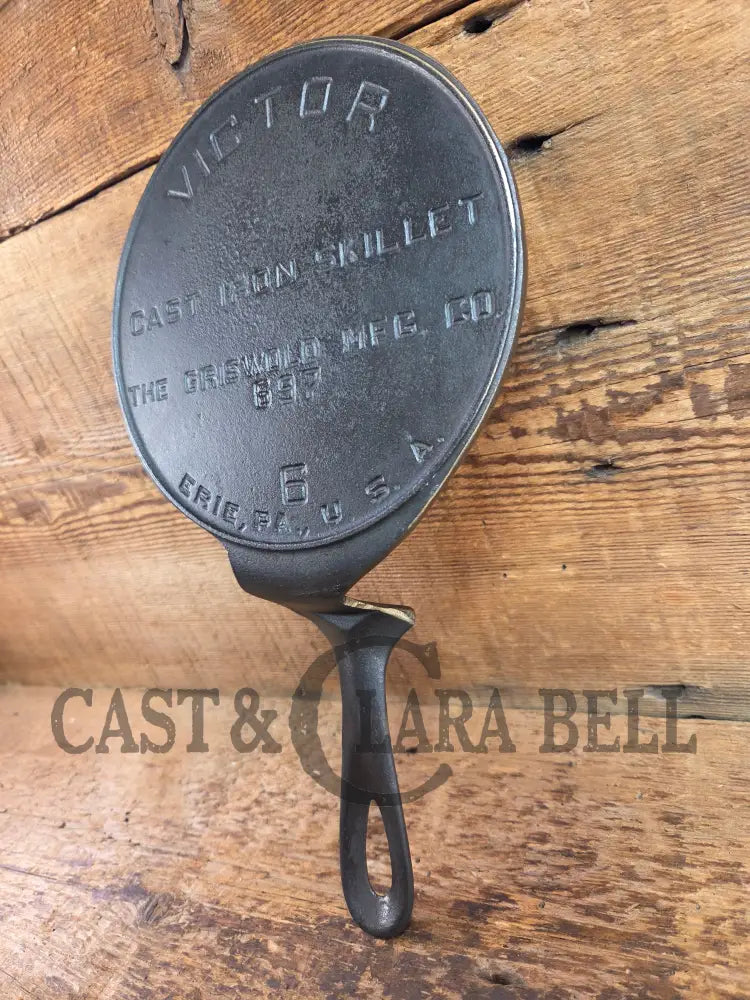 This is one of the COOLEST weβve made. Very Hard to Find #6 Griswold Victor skillet now up-cycled as a super unique