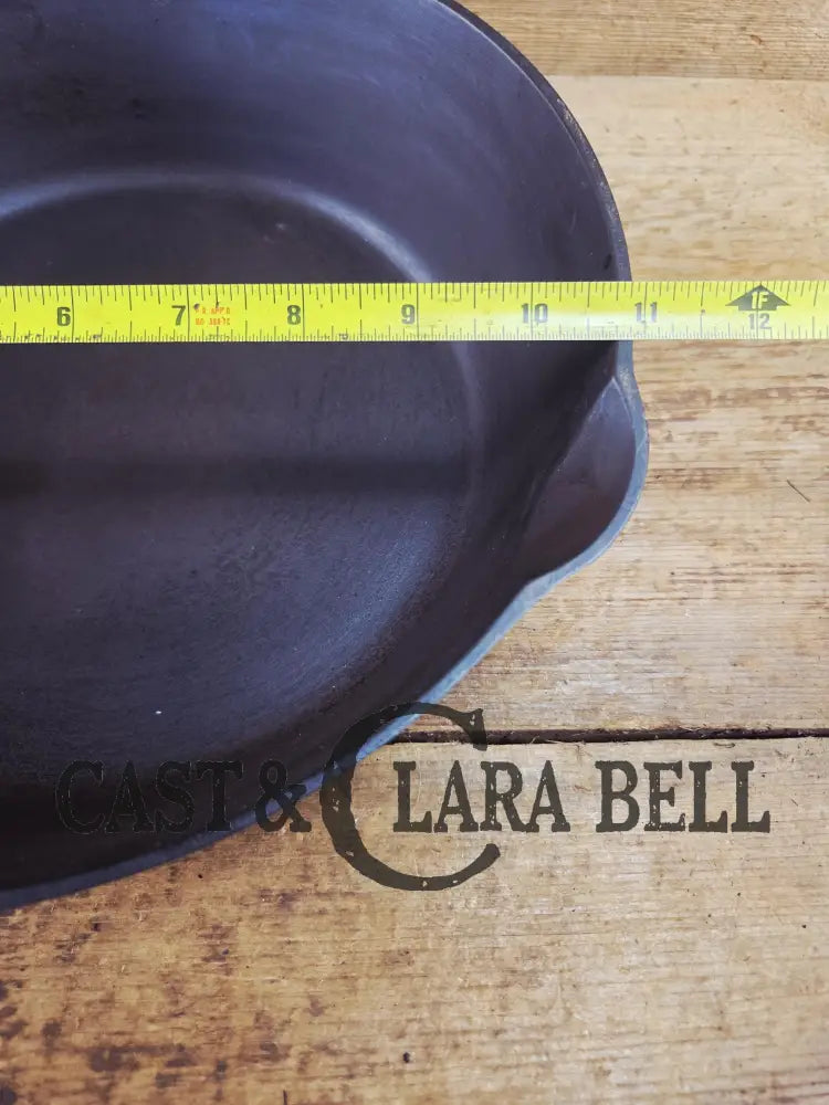 Tough one to find! 1910’s Early Griswold No. 8 Cast Iron (#732) ’Deep Skillet’ with Large Slant Logo and ERIE.