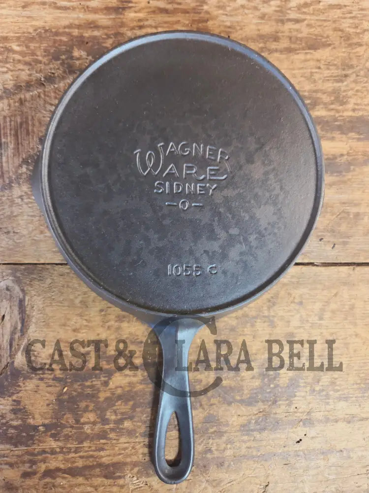 Tough to find! 1924 Wagner Ware Sidney -O- #1055 C cast iron skillet. Wonderful saute skillet for sides - Skillet