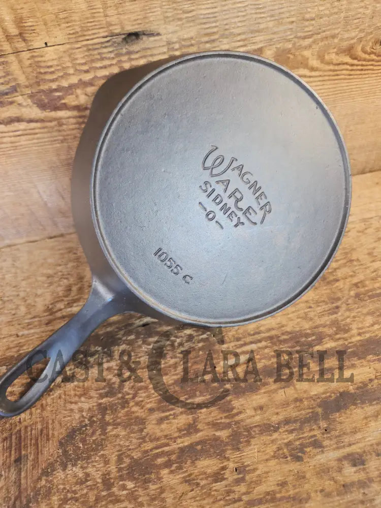 Tough to find! 1924 Wagner Ware Sidney -O- #1055 C cast iron skillet. Wonderful saute skillet for sides - Skillet