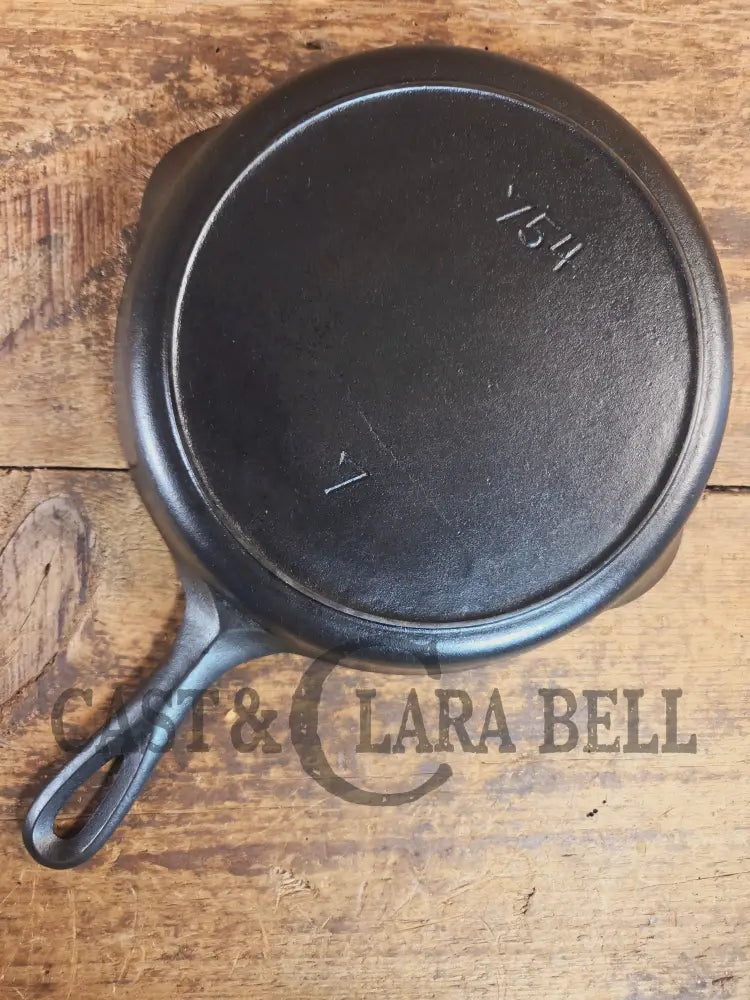 Tougher to find! 1930’s era Griswold #7 Cast Iron Skillet with Heat Ring 754. Similar to the Victor design. Great pan!