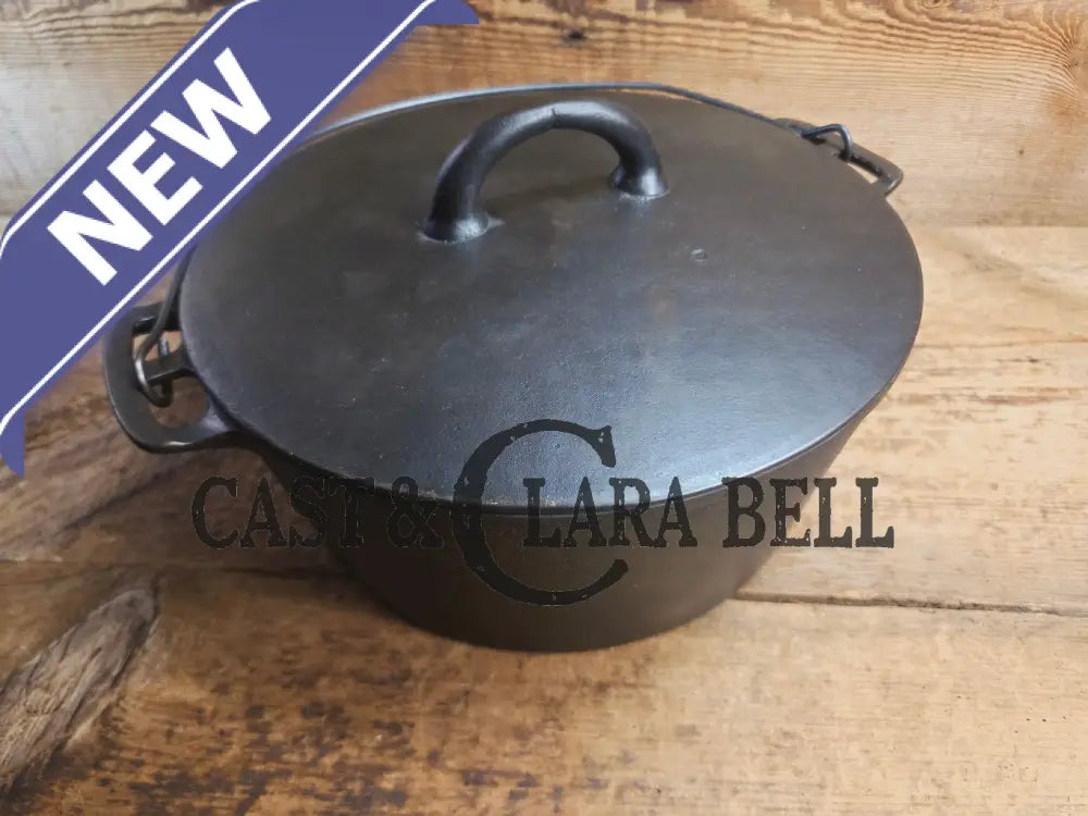 Tougher to find! Gorgeous early 1900’s Wapak #8 Stright Logo Cast Iron Dutch Oven. Fully restored and ready to use.