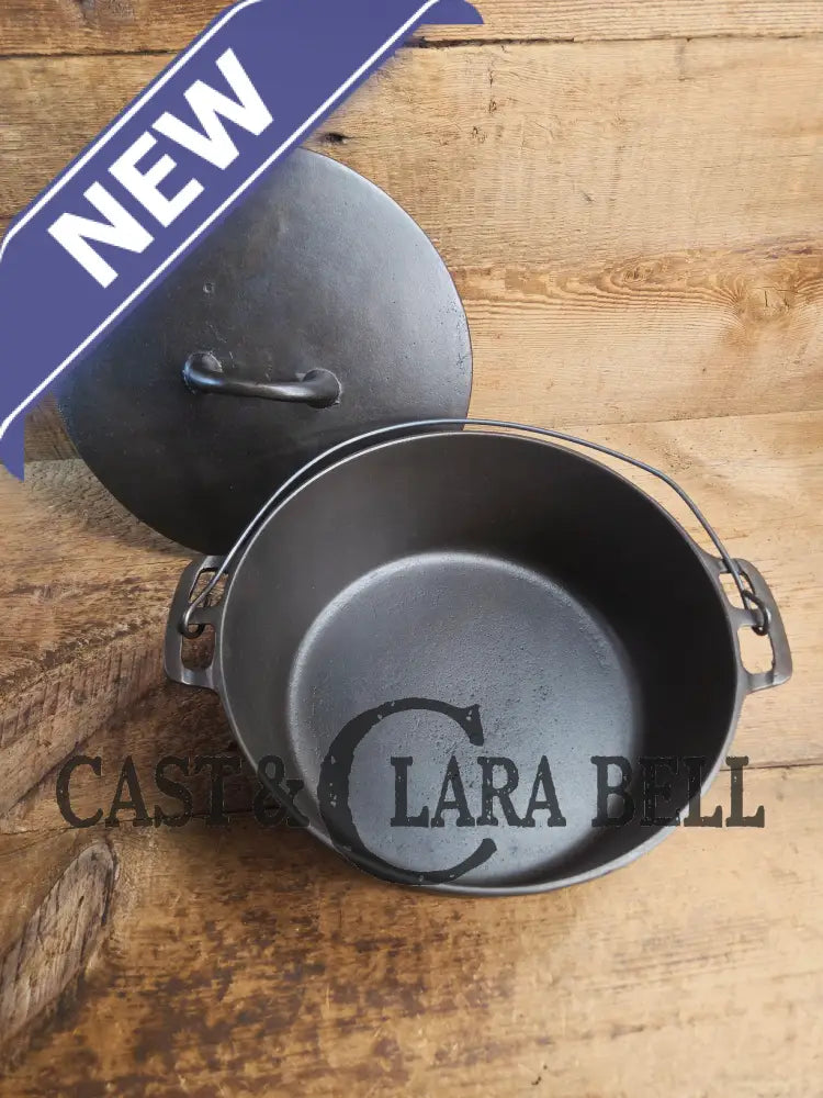 Tougher to find! Gorgeous early 1900’s Wapak #8 Stright Logo Cast Iron Dutch Oven. Fully restored and ready to use.