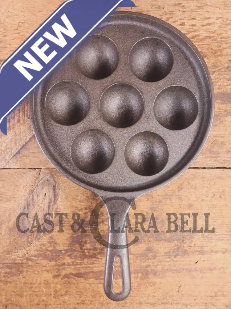 Trending! Beautiful Griswold No. 32 Cast Iron Aebleskiver 962. Awesome poached eggs! - Skillet