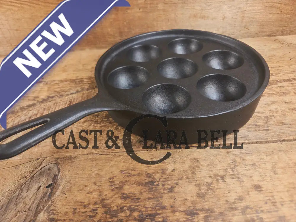 Trending! Beautiful Griswold No. 32 Cast Iron Aebleskiver 962. Awesome poached eggs! Skillet