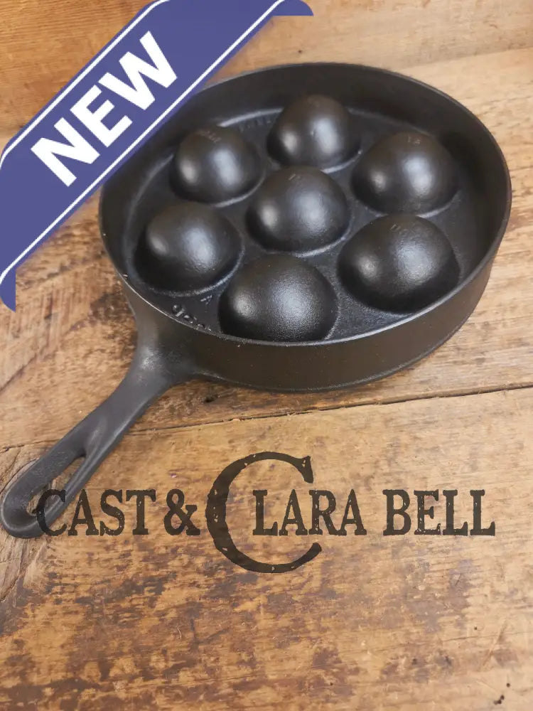 Trending! Beautiful Griswold No. 32 Cast Iron Aebleskiver 962. Awesome poached eggs! Skillet