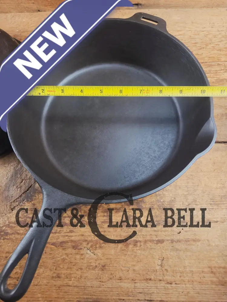 TWO Skillets! Beautiful Griswold No. 80 Combo Cooker Large Block Logo 1102 & 1103. Amazing for bread frying chicken and