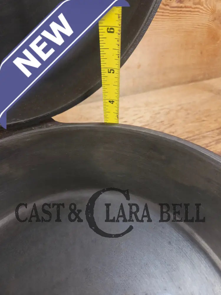 TWO skillets in one! Beautiful Griswold No. 80 Combo Cooker with Small Block Logo 1102 & 1103 Skillet