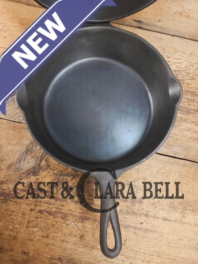 TWO skillets in one! Beautiful Griswold No. 80 Combo Cooker with Small Block Logo 1102 & 1103 Skillet