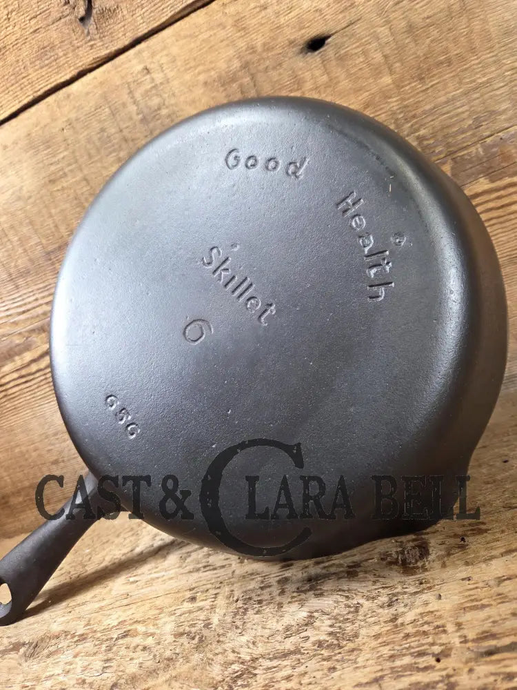 Unique gift idea! 1930’s Griswold’s Good Health #6 Skillet 656. Griswold made these for department stores Skillet