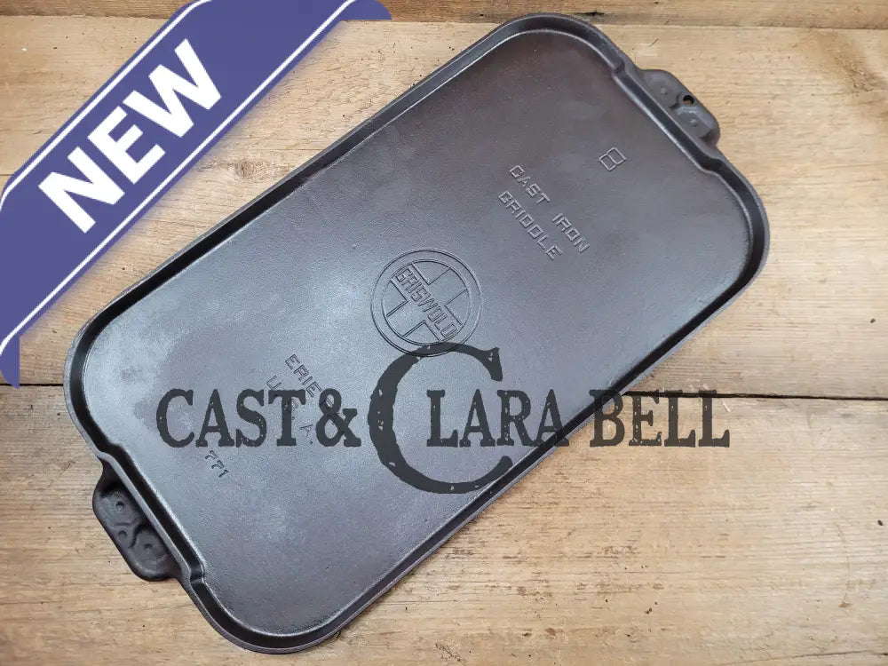 Up Your Pancake Game! Mint Condition 1930βS Era Griswold Large Block #8 Long Griddle. P/N 771
