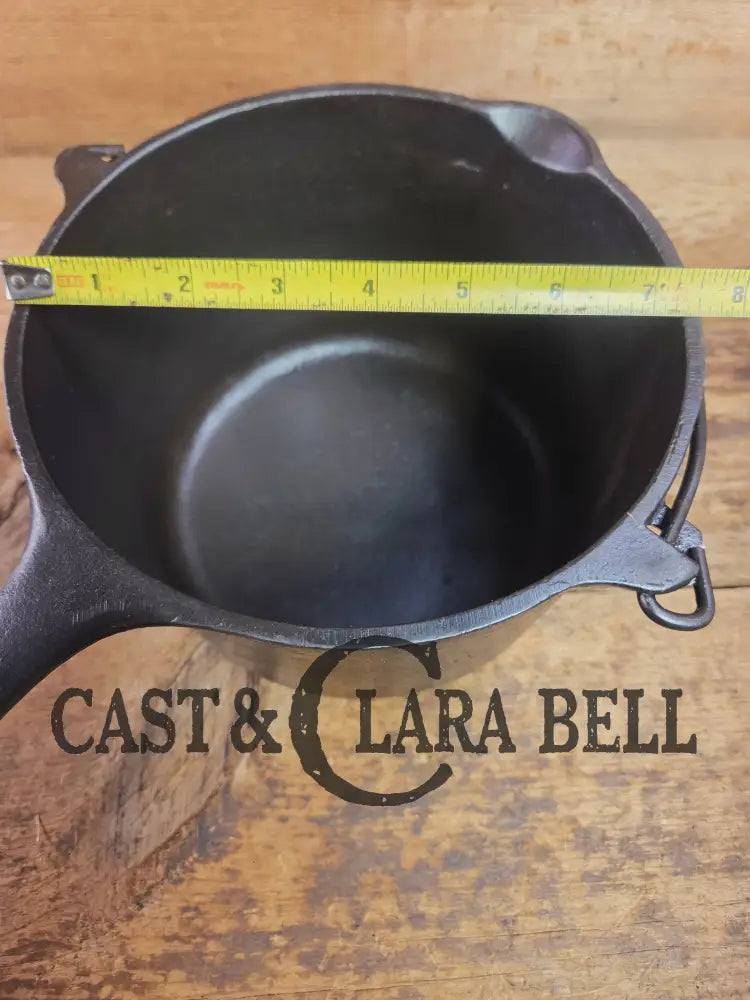 Very 1930βs HTF Griswold Deep Fat Fryer 1003. Restored and Ready To Use! Soups Stews and Deep frying Skillet