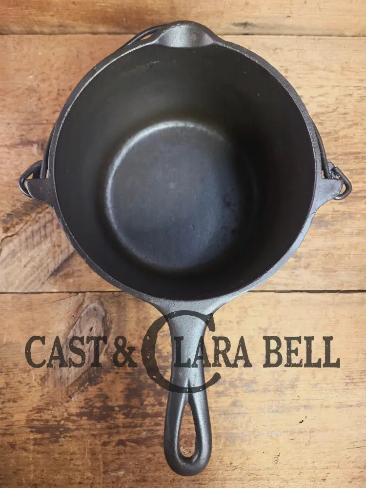 Very 1930βs HTF Griswold Deep Fat Fryer 1003. Restored and Ready To Use! Soups Stews and Deep frying Skillet