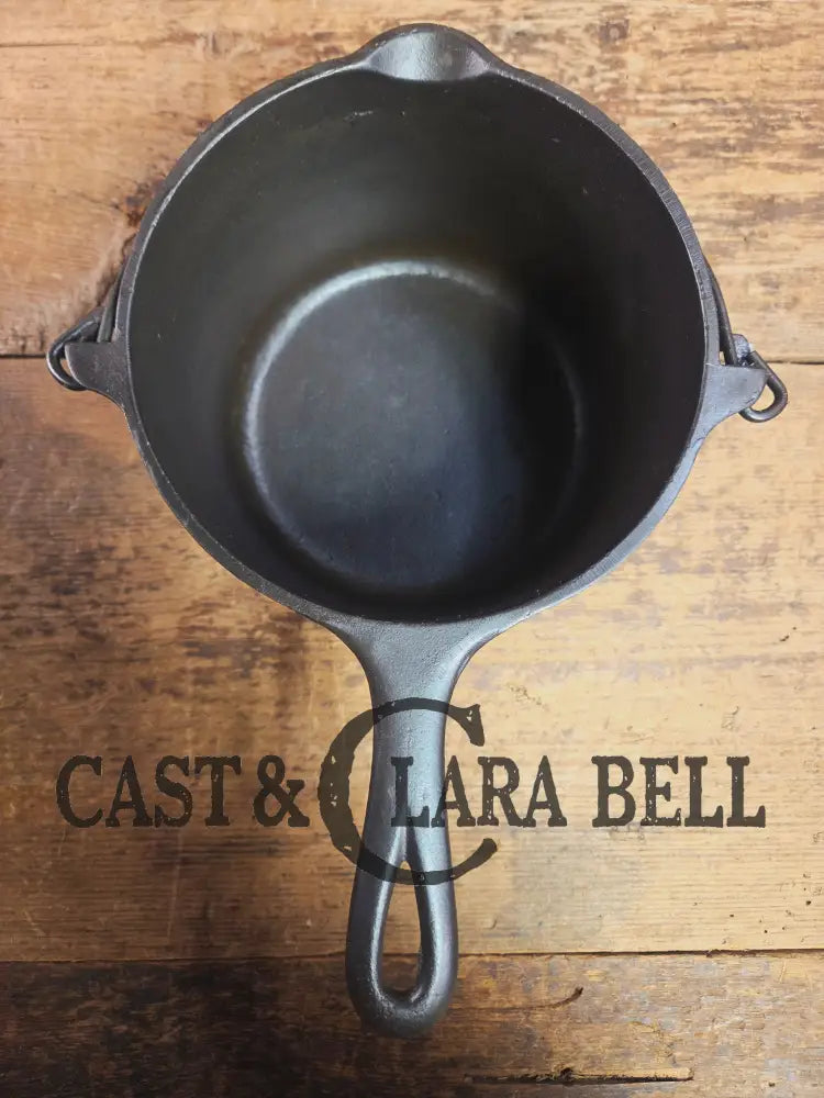 Very 1930βs HTF Griswold Deep Fat Fryer 1003. Restored and Ready To Use! Soups Stews and Deep frying Skillet