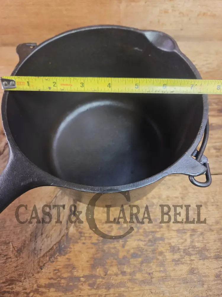 Very 1930βs HTF Griswold Deep Fat Fryer 1003. Restored and Ready To Use! Soups Stews and Deep frying Skillet