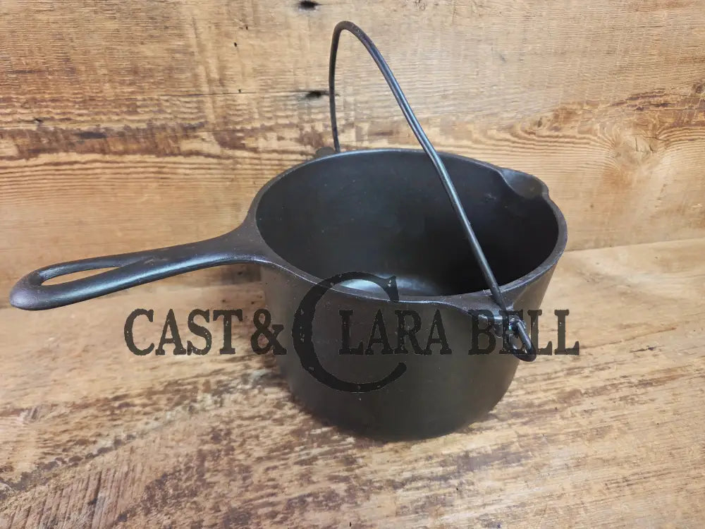 Very 1930βs HTF Griswold Deep Fat Fryer 1003. Restored and Ready To Use! Soups Stews and Deep frying Skillet