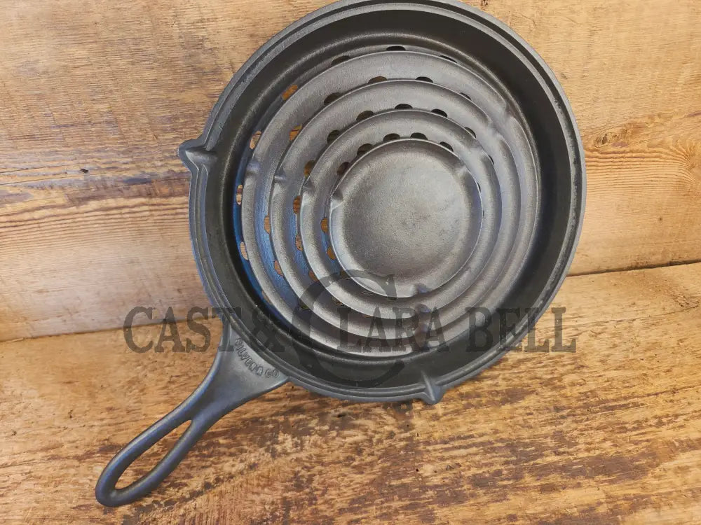 Very Cool 1 of 2 Silver Co. Brooklyn Broiler top. Great as a standalone or a set completer - Skillet