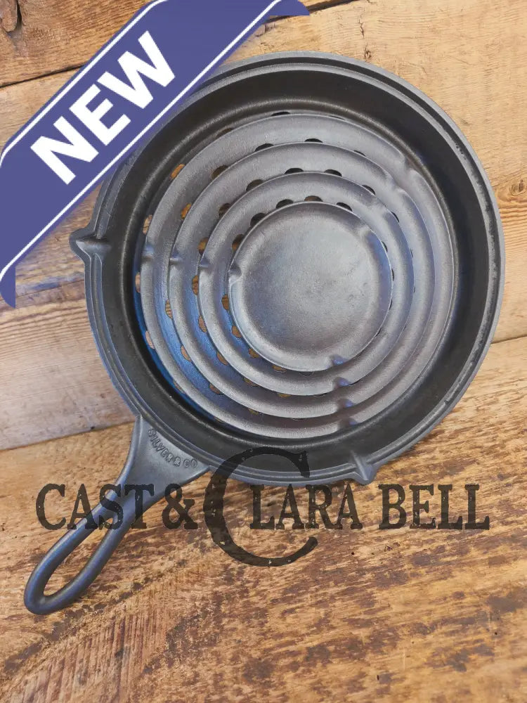 Very Cool 1 of 2 Silver Co. Brooklyn Broiler top. Great as a standalone or a set completer - Skillet