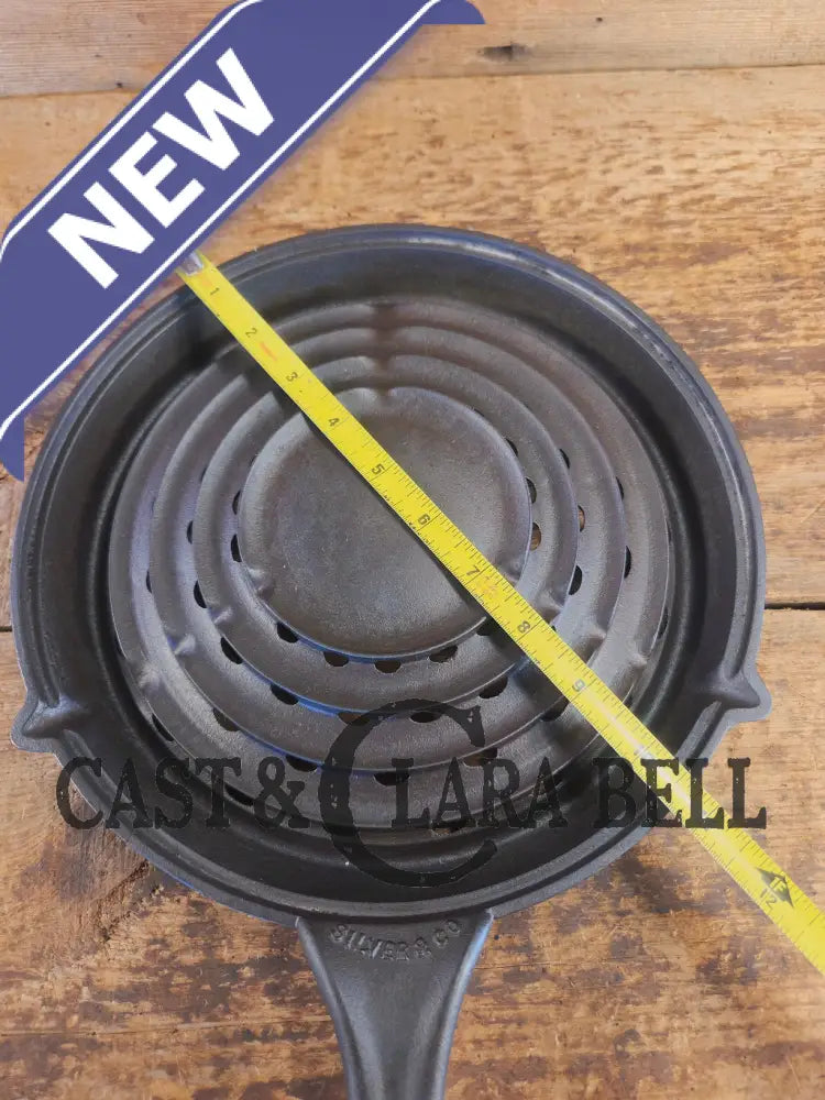 Very Cool 1 of 2 Silver Co. Brooklyn Broiler top. Great as a standalone or a set completer - Skillet