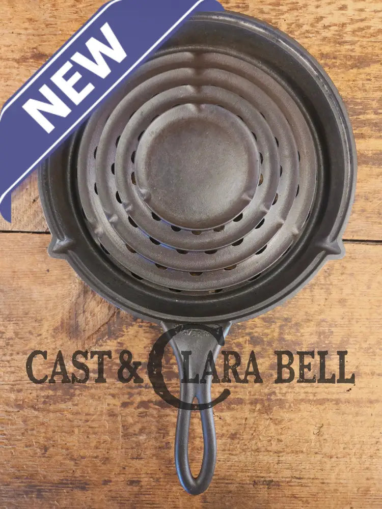 Very Cool 1 of 2 Silver Co. Brooklyn Broiler top. Great as a standalone or a set completer - Skillet