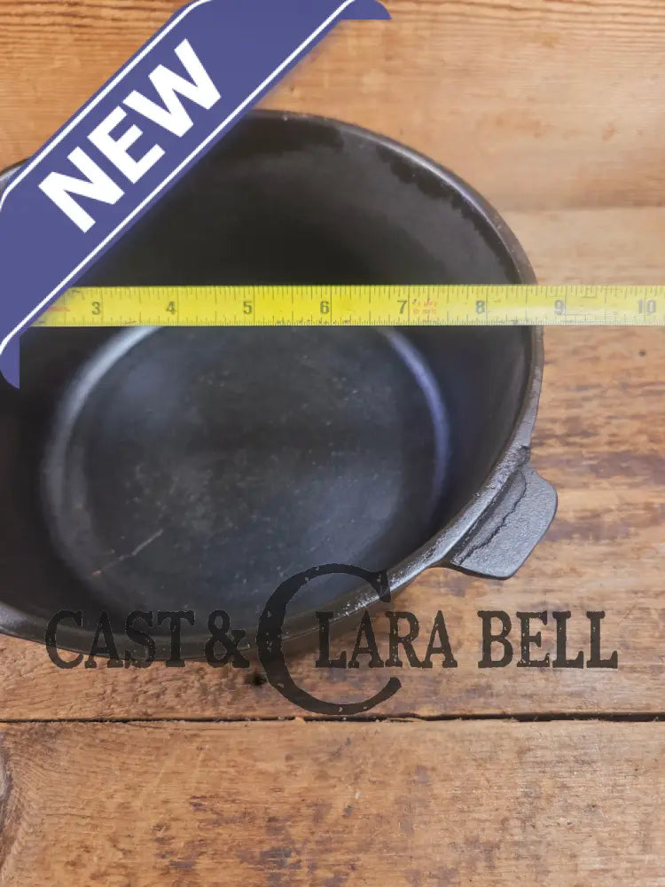 Very cool #3 Birmingham Stove & Range 3 quart sauce pot. Perfect bean pot for your grill! Dutch Ovens Trivets & Kettles