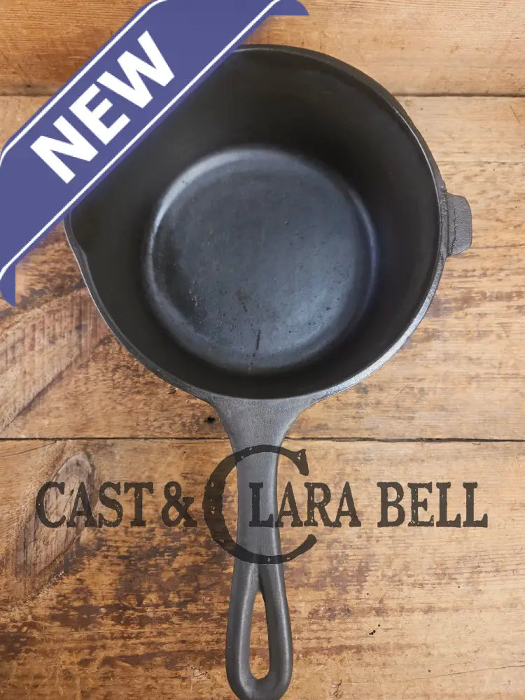 Very cool #3 Birmingham Stove & Range 3 quart sauce pot. Perfect bean pot for your grill! Dutch Ovens Trivets & Kettles