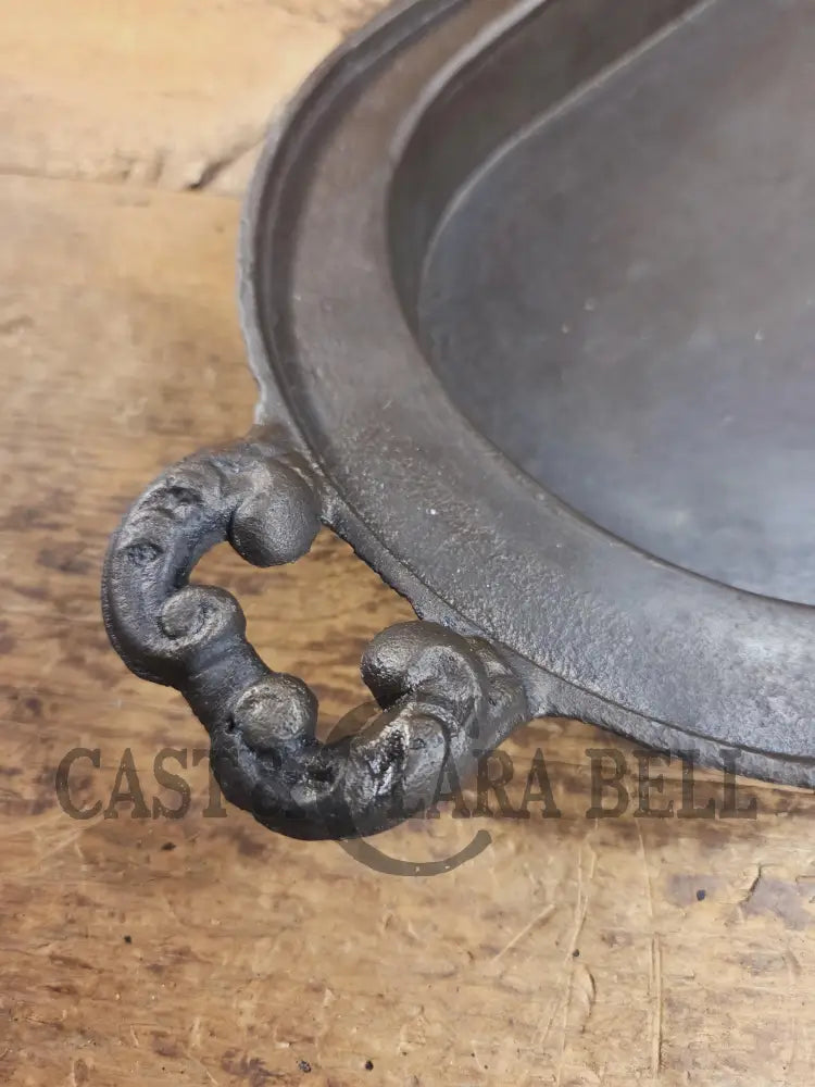 Very cool! Late 1800βs Antique Gate-marked #8 Cast Iron Griddle/Sad Iron Heater. Ornate fancy handles awesome for