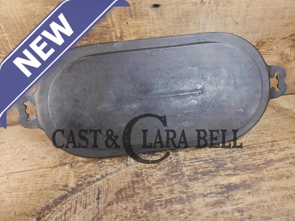 Very cool! Late 1800βs Antique Gate-marked #8 Cast Iron Griddle/Sad Iron Heater. Ornate fancy handles awesome for