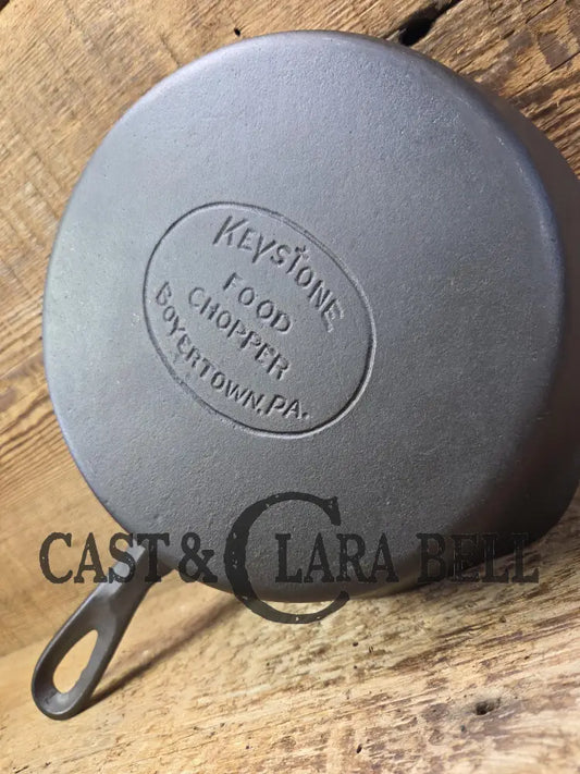Very cool local PA piece. Boyertown PA ’Food Chopper’ saute skillet SC24