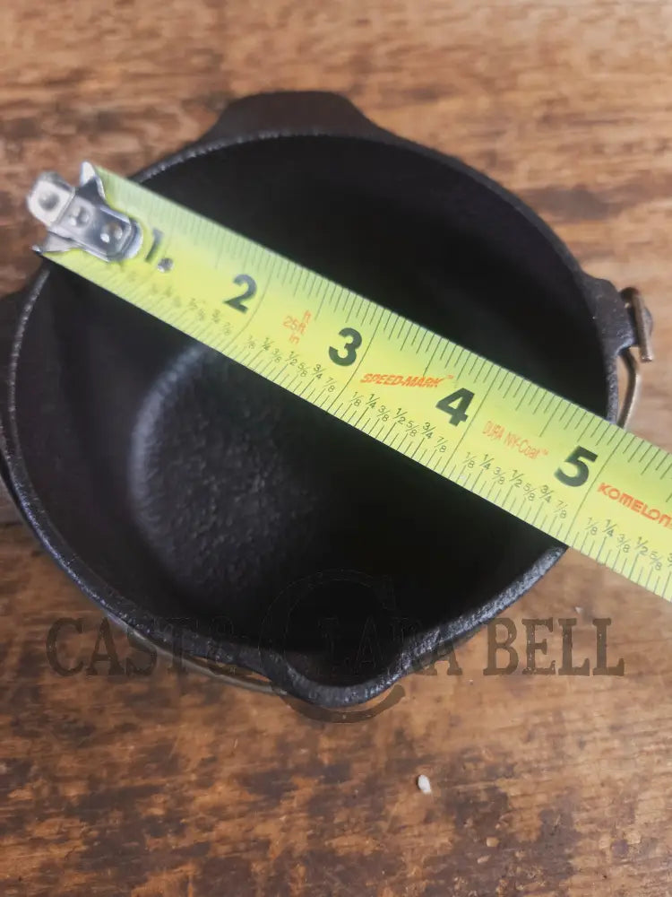 Very cool mini cast piece. 1940’s Griswold Cast Iron Patty Bowl with bailed handle. Great utility piece! - Dutch Ovens