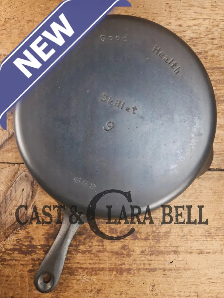 Very cool skillet. Griswoldβs Good Health #9 Cast Iron Skillet 659. Classic Department store piece! Skillet