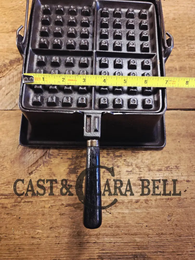 VERY early 1910βs Wagner Square Waffle Iron with Tall Base. Hard to find! Ready to make crispy waffles! Waffle Iron