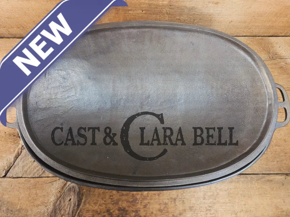 Very early Wagner #5 Nickle finish oval roaster. Beautiful patina on the outside and near perfect inside. Great bread