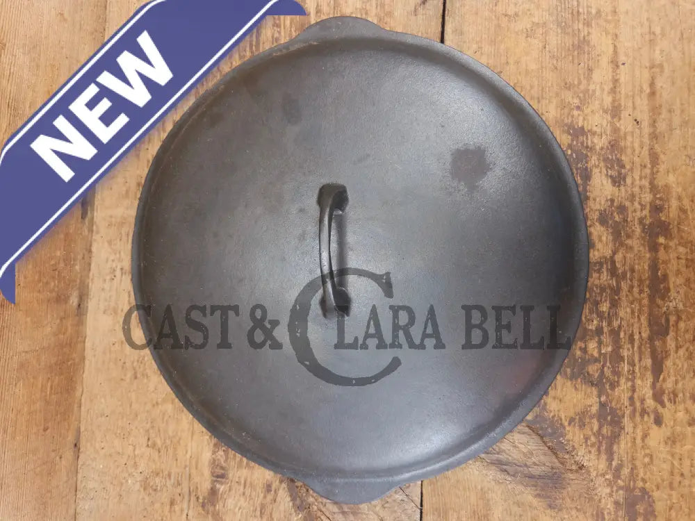 Very Hard to Find Griswold No. 12 Cast Iron Low Dome Skillet Lid with Large Block Logo #472 - Skillet
