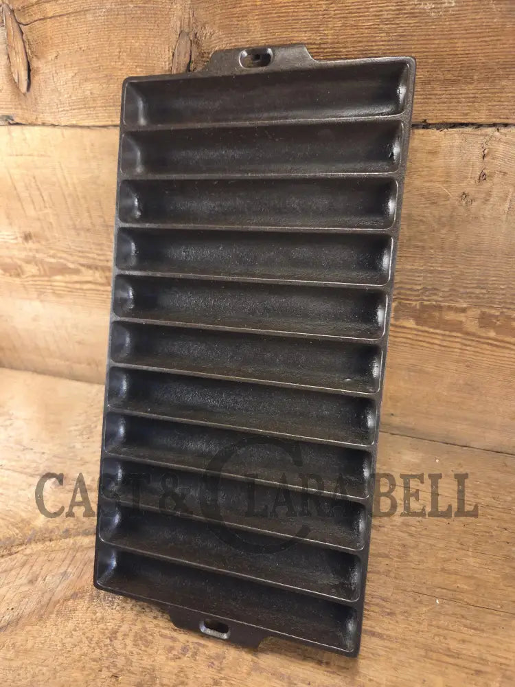 Very unique! Wagner #22 Bread Stick Gem Pan. βAβ makers mark βEβ Gem Pan fully restored Bakeware