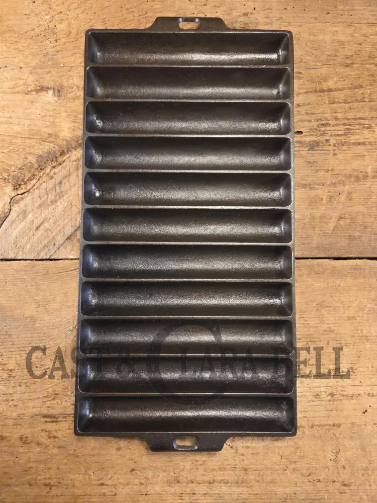 Very unique! Wagner #22 Bread Stick Gem Pan. βAβ makers mark βEβ Gem Pan fully restored Bakeware