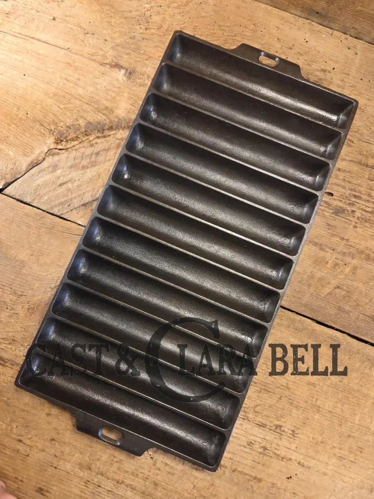 Very unique! Wagner #22 Bread Stick Gem Pan. βAβ makers mark βEβ Gem Pan fully restored Bakeware