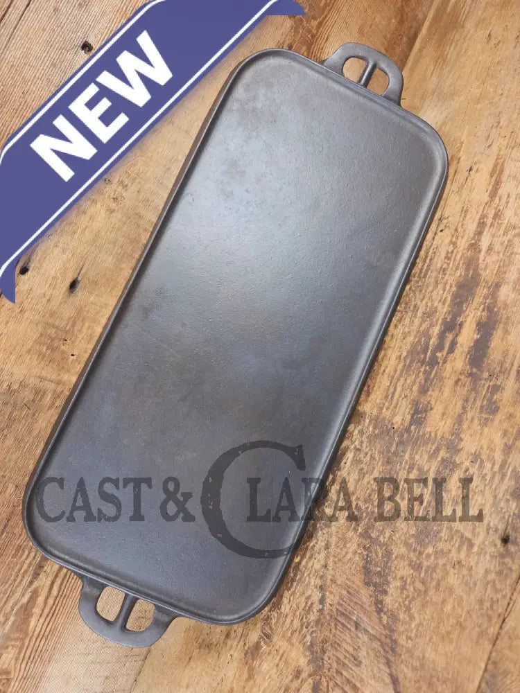 Wagner #8 cast iron long griddle. Great for campfire pancakes! - Griddle