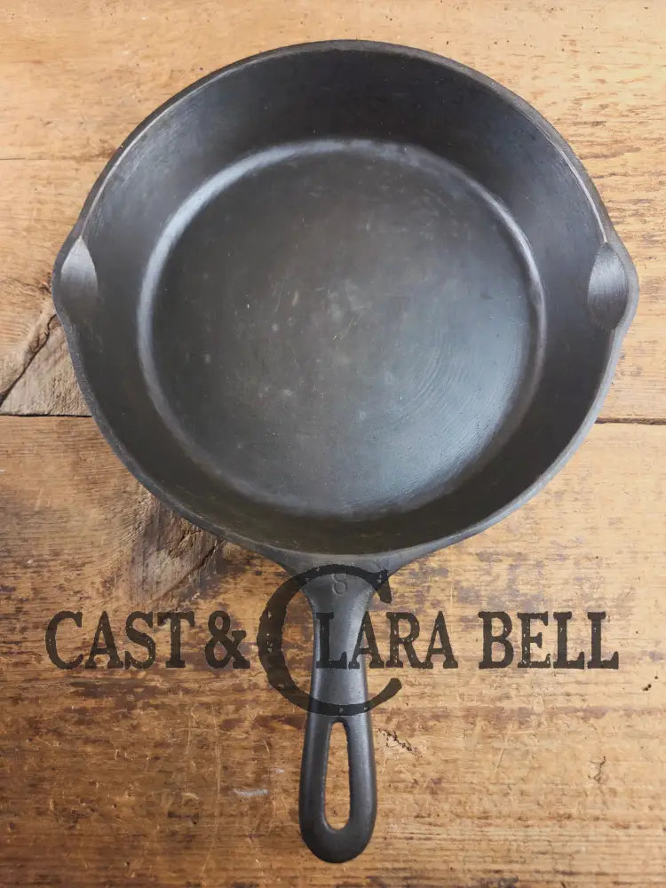 Wagner made Griswold #8 Skillet with Smooth Bottom 10 1/2 inch skillet Made in USA, Skillet