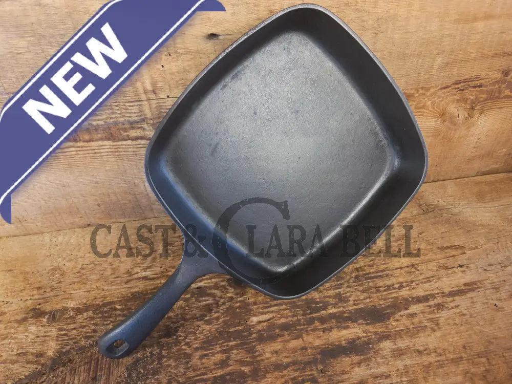 Wagner made Griswold Square Skillet with Small Block Logo 55. Restored and Ready to Use! - Skillet